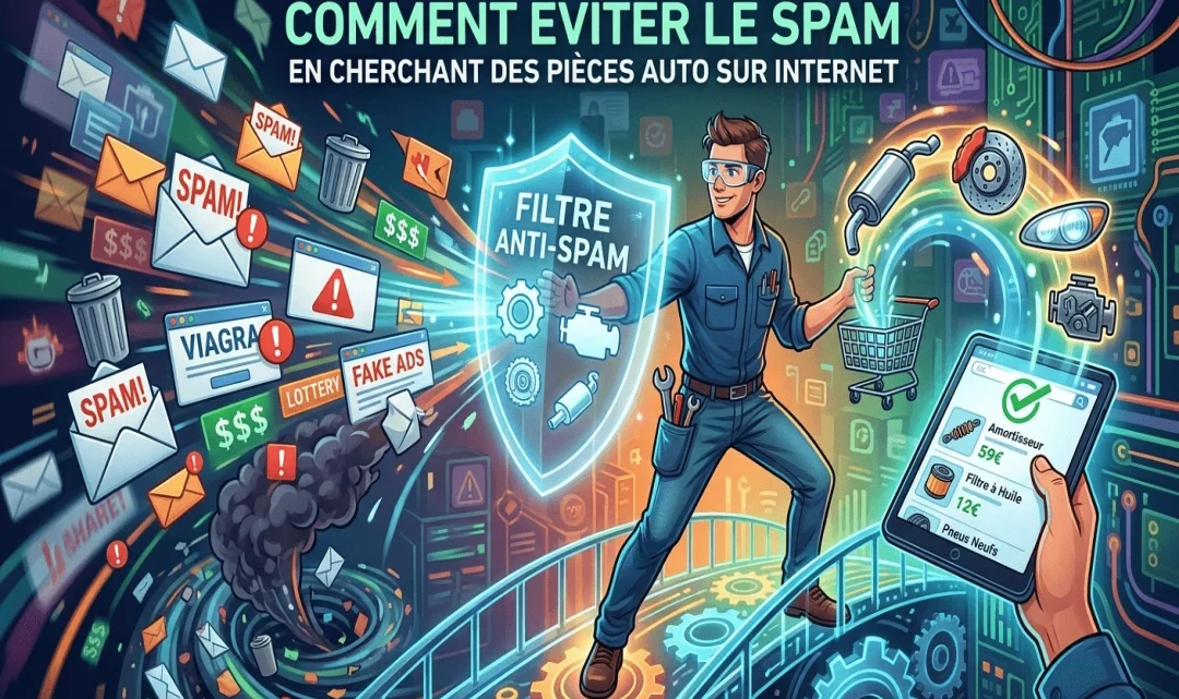 Comment éviter le spam en cherchant des pièces auto sur internet