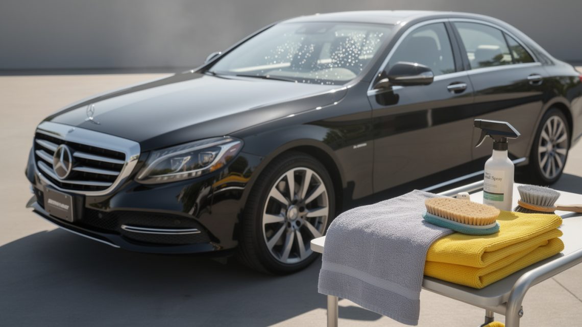 Voiture noire : comment éviter les traces et auréoles après lavage ?