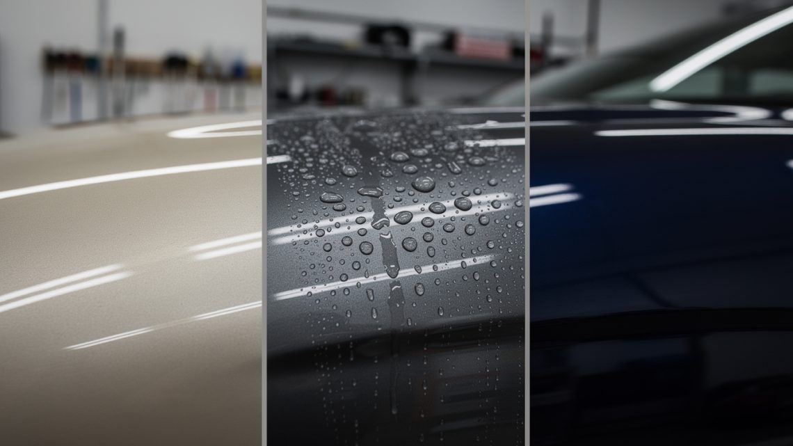 Wax, sealant ou céramique : quel est le meilleur choix pour protéger sa peinture ?