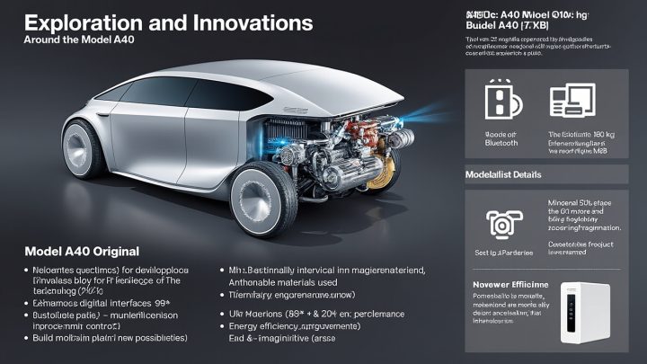 Exploration et innovations autour du modèle A40