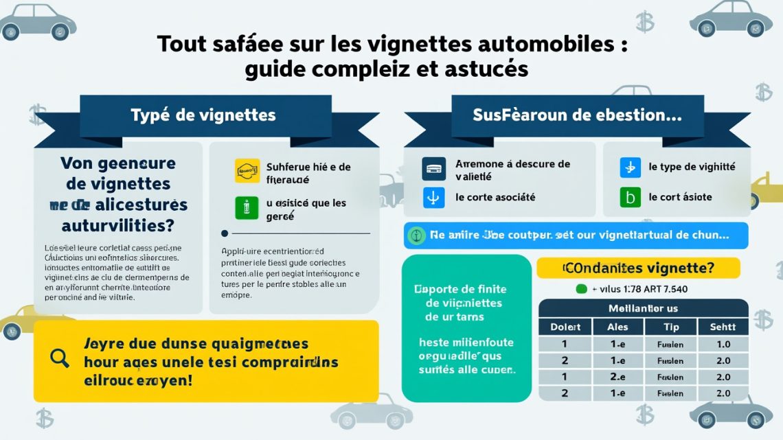 Tout savoir sur les vignettes automobiles : guide complet et astuces